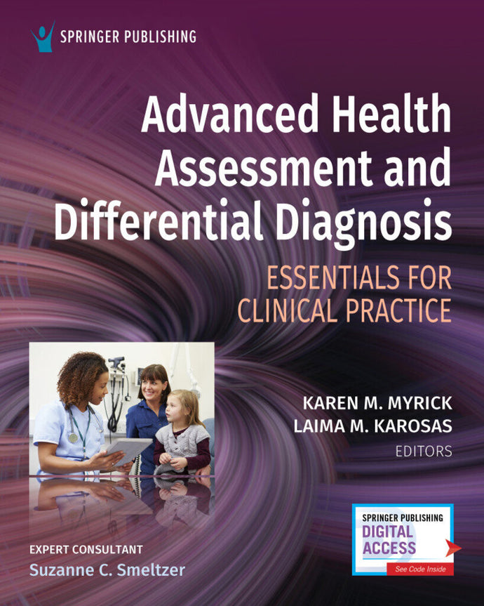 *PRE-ORDER, APPROX 2-3 BUSINESS DAYS* Advanced Health Assessment and Differential Diagnosis by Karen Myrick 9780826162496