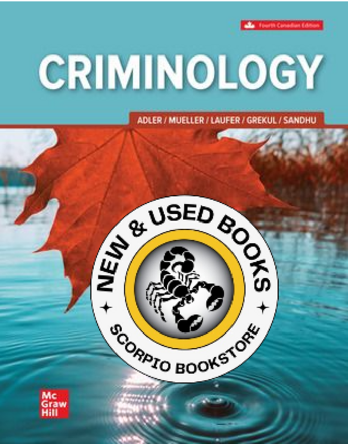 Criminology 4th Edition + Connect by Freda Adler 9781264526925 *128c