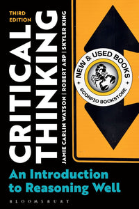 Critical Thinking 3rd Edition by Jamie Carlin Watson 9781350232938 (USED:LIKENEW) *AVAILABLE FOR NEXT DAY PICK UP* *SDTBCd [ZZ]