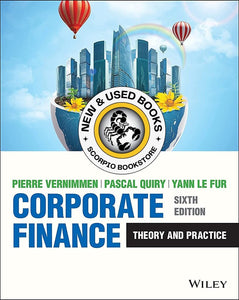Corporate Finance 6th Edition by Pierre Vernimmen 9781119841623 (USED:VERYGOOD) *AVAILABLE FOR NEXT DAY PICK UP* *SDTBCd [ZZ]