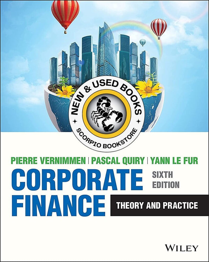 Corporate Finance 6th Edition by Pierre Vernimmen 9781119841623 (USED:VERYGOOD) *AVAILABLE FOR NEXT DAY PICK UP* *SDTBCd [ZZ]