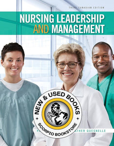 Nursing Leadership and Management 3rd Edition by Patricia Kelly 9780176570446 (USED:GOOD; highlights) * [ZZ] *12D