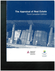 BUSI 330 The Appraisal of Real Estate 3rd Canadian Edition + Foundations of Real Estate Appraisal Workbook (USED:VERYGOOD; workbook contains markings) *