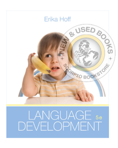 *PRE-ORDER, APPROX 4-6 BUSINESS DAYS* Language Development 5th Edition by Erika Hoff LOOSELEAF 9781285062068
