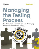 *PRE-ORDER, APPROX 7-10 BUSINESS DAYS, print-on-demand* Managing the Testing Process 3rd Edition by Rex Black 9780470404157 [ZZ]