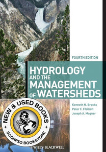 *PRE-ORDER, APPROX 7-10 BUSINESS DAYS, print-on-demand* Hydrology and the Management of Watersheds by Kenneth N. Brooks 9780470963050
