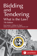 *PRE-ORDER, APPROX 4-6 BUSINESS DAYS* Bidding and Tendering – What is the Law? 7th Edition by Paul Sandori 9780433537229 [ZZ]
