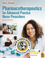 *PRE-ORDER, APPROX 7-10 BUSINESS DAYS* Pharmacotherapeutics for Advanced Practice Nurse Prescribers 6th Edition by Teri Moser Woo 9781719648035