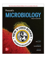 *PRE-ORDER, APPROX 7-10 BUSINESS DAYS* Prescott`s Microbiology 12th Edition by Joanne Willey 9781265123031 [ZZ]