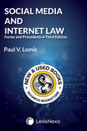 *PRE-ORDER, APPROX 4-6 BUSINESS DAYS* Social Media and Internet Law 3rd Edition by Paul Lomic 9780433538868 [ZZ]