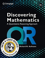 *PRE-ORDER, APPROX 4-6 BUSINESS DAYS* Discovering Mathematics 2nd Edition by Richard N. Aufmann 9780357760031 [ZZ]
