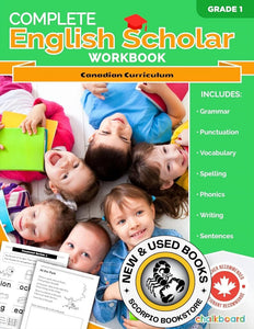 *PRE-ORDER, APPROX 4-6 BUSINESS DAYS* Complete English Scholar Grade 1 by Cassie Hatt 9781771058636