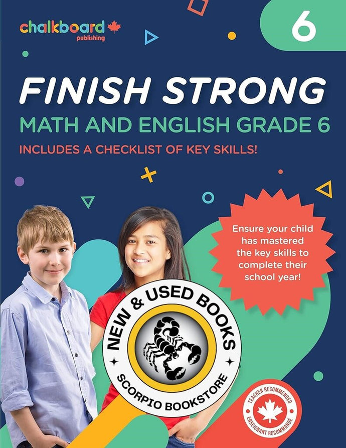 *PRE-ORDER, APPROX 4-6 BUSINESS DAYS* Canadian Finish Strong Grade 6 by Demetra Turnbull 9781771055352