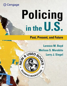 *PRE-ORDER, APPROX 4-6 BUSINESS DAYS* Policing in the U.S. + MindTap 1 term Printed Access Card by Lorenzo M. Boyd 9780357615638