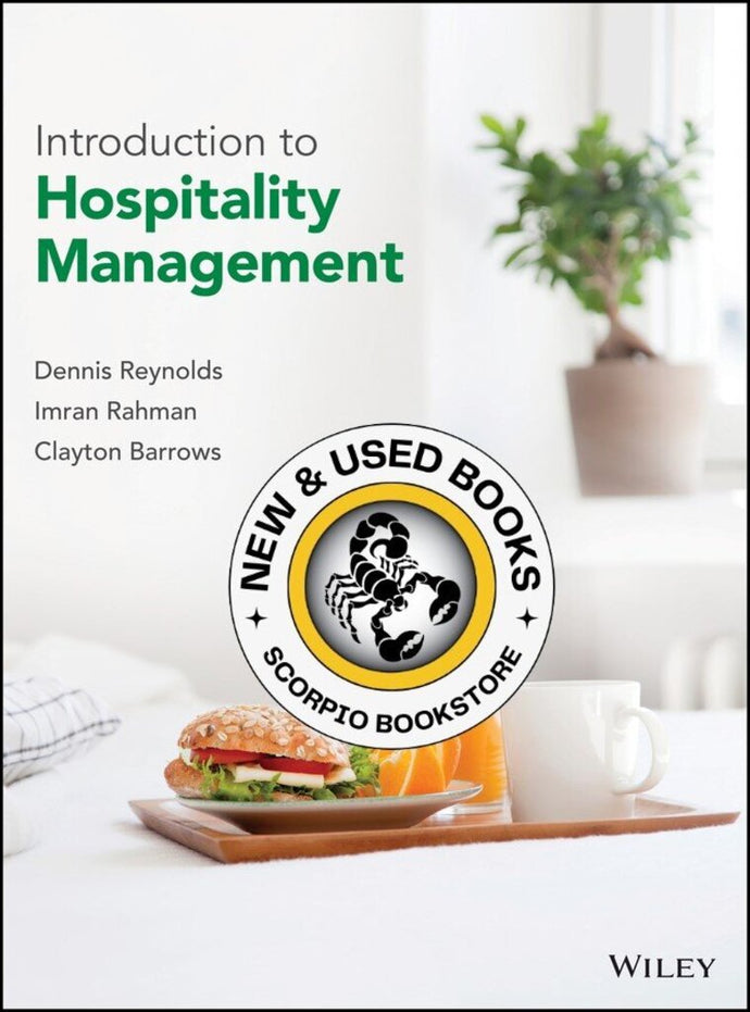 *PRE-ORDER, APPROX 7-10 BUSINESS DAYS* Introduction to Hospitality Management By Reynolds 9781119326274