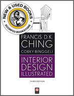 Interior Design Illustrated 4th edition by Francis D. K. Ching 9781119377207 (USED:VERYGOOD) *106a