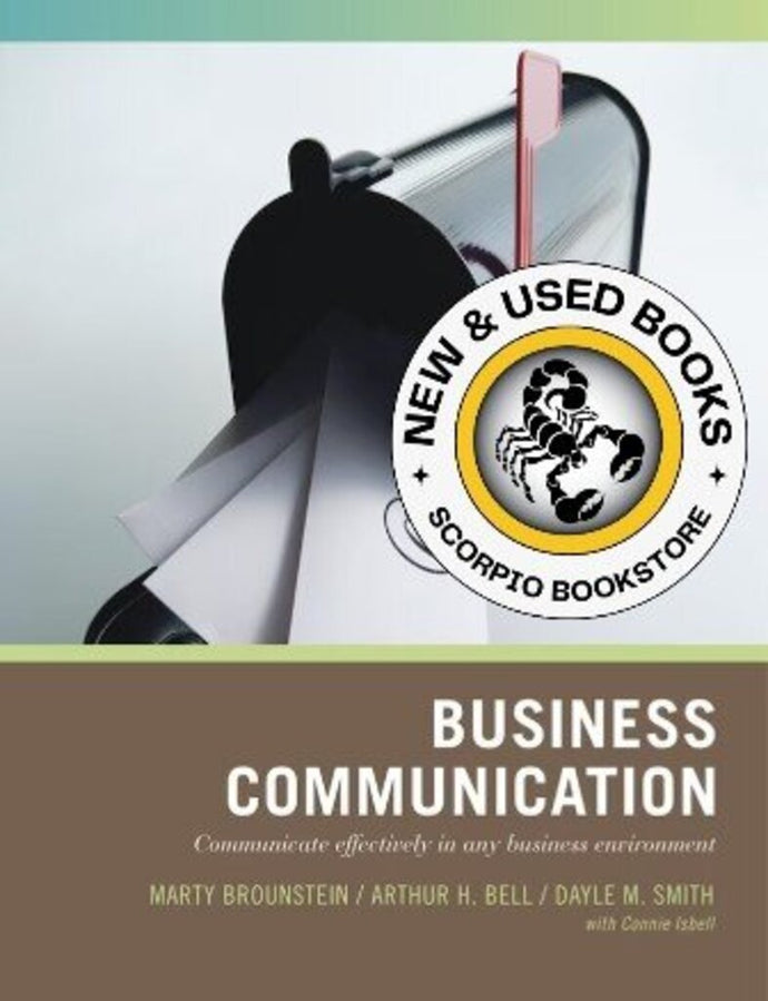 *PRE-ORDER, APPROX 7-10 BUSINESS DAYS* Business Communication 1st edition by Marty Brounstein 9780471790778