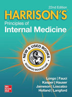 *PRE-ORDER, APPROX 2-4 WEEKS* Harrison's Principles of Internal Medicine 22nd Edition Volume 1 + Volume 2 by Dan Longo 9781265979317