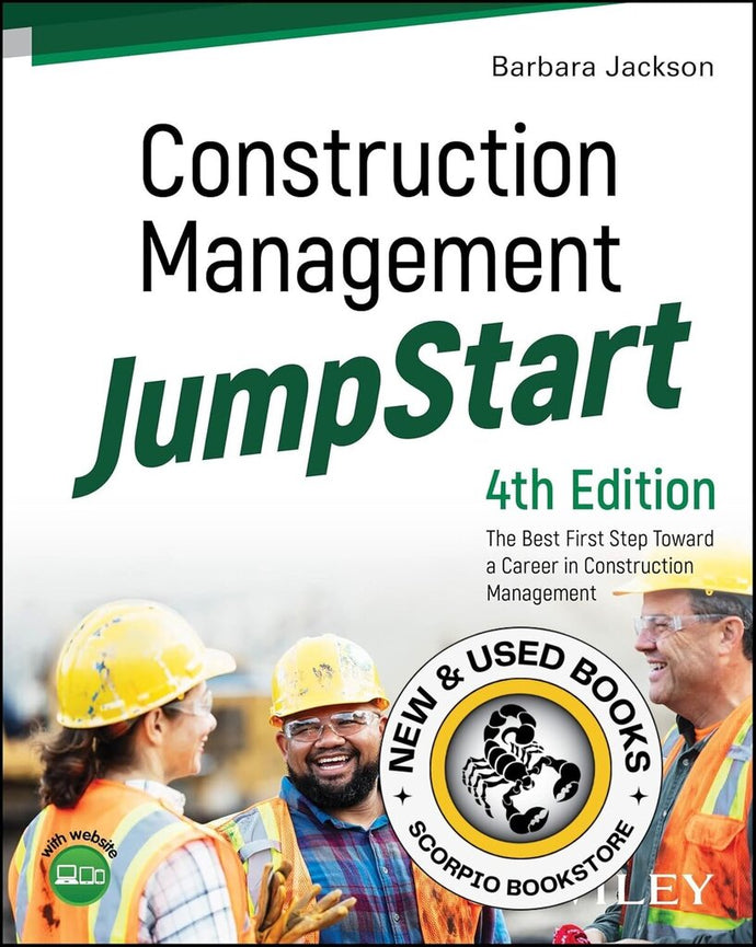 *PRE-ORDER, APPROX 7-10 BUSINESS DAYS* Construction Management JumpStart 4th Edition by Barbara J. Jackson 9781394240593