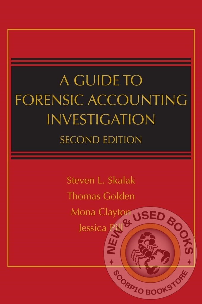 *PRE-ORDER, APPROX 7-10 BUSINESS DAYS, print-on-demand* A Guide to Forensic Accounting Investigation 2nd edition by Thomas W. Golden 9780470599075 *FINAL SALE*