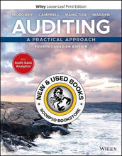 Load image into Gallery viewer, Auditing A Practical Approach 4th Canadian edition +WileyPLUS Next Gen Card 1SEM by Robyn Moroney LOOSELEAF PKG 9781119709497 *108h [ZZ]
