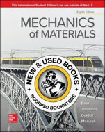 Mechanics of Materials 8th Edition by Ferdinand P. Beer 9781260569971 *SPECIAL PRICING, FINAL SALE* *SAN *122c [ZZ]