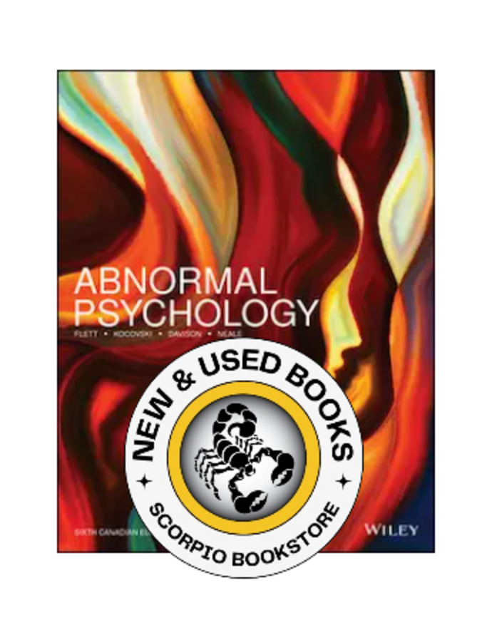 *PRE-ORDER, APPROX 7-10 BUSINESS DAYS* Abnormal Psychology 6th Canadian Edition + DSM-5 Handbook By Flett PKG 9781119705307