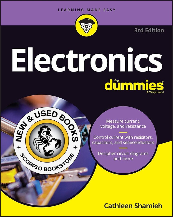 *PRE-ORDER, APPROX 7-10 BUSINESS DAYS* Electronics for Dummies 3rd edition by Cathleen Shamieh 9781119675594