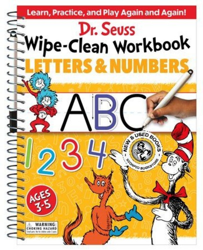 Dr. Seuss Wipe-Clean Workbook : Letters and Numbers Activity Workbook for Ages 3-5 9780525572251