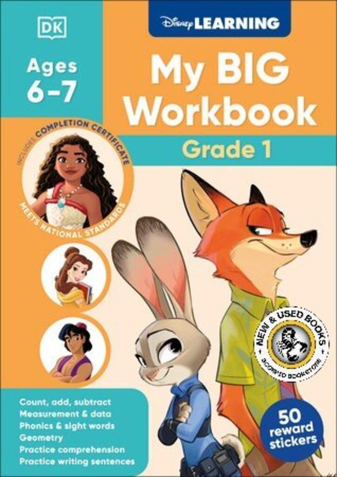 Disney Learning My Big Workbook Grade 1 (Age 6-7) 9798217128280