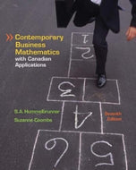 Contemporary Business Mathematics with Canadian Applications 7th Edition by S. A. Hummelbrunner 9780131201286 (USED:GOOD) *D36 [ZZ]