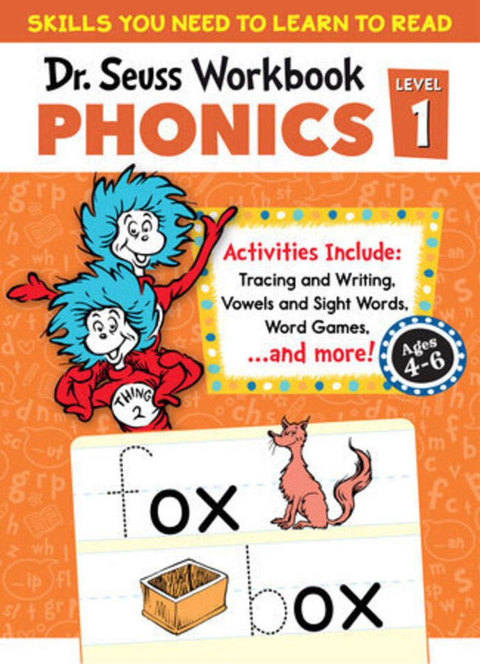 Dr. Seuss Phonics Level 1 Workbook By Dr. Seuss 9780593712467