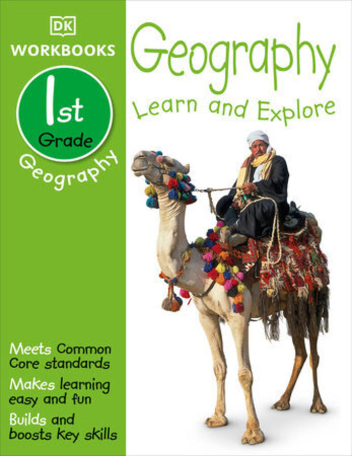 *PRE-ORDER, APPROX 5-7 BUSINESS DAYS* DK Workbooks: Geography 1st Grade Learn and Explore 9781465428479