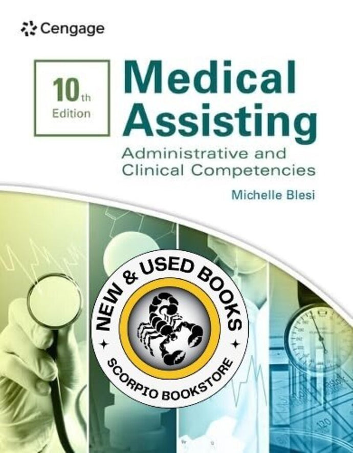 *PRE-ORDER, APPROX 4-6 BUSINESS DAYS* Medical Assisting 10th Edition by Michelle Blesi 9798214113586 [ZZ]