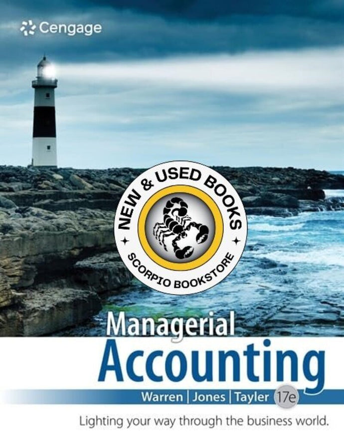 *PRE-ORDER, APPROX 4-6 BUSINESS DAYS* Managerial Accounting 17th Edition by Carl Warren 9798214040820 [ZZ]