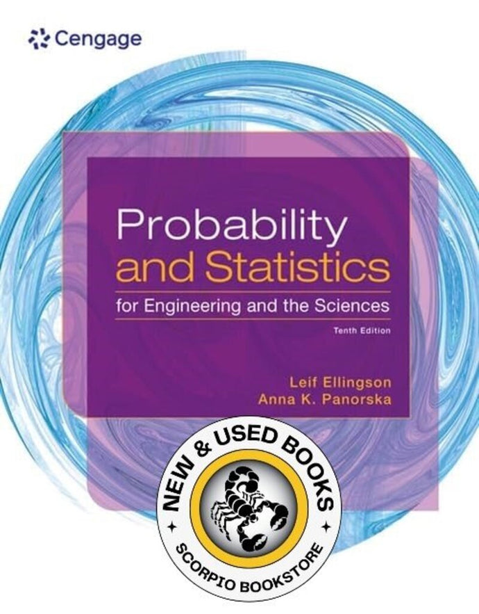 *PRE-ORDER, APPROX 4-6 BUSINESS DAYS* Probability and Statistics for Engineering and the Sciences 10th Edition by Leif Ellingson 9798214023823 [ZZ]
