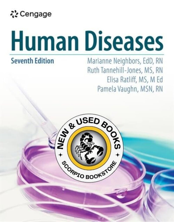 *PRE-ORDER, APPROX 4-6 BUSINESS DAYS* Human Diseases 7th Edition by Marianne Neighbors 9798214116167 [ZZ]