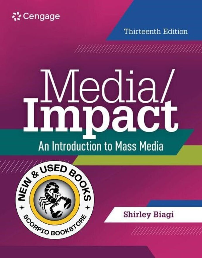 *PRE-ORDER, APPROX 4-6 BUSINESS DAYS* Media/Impact 13th Edition by Shirley Biagi 9798214135519 [ZZ]