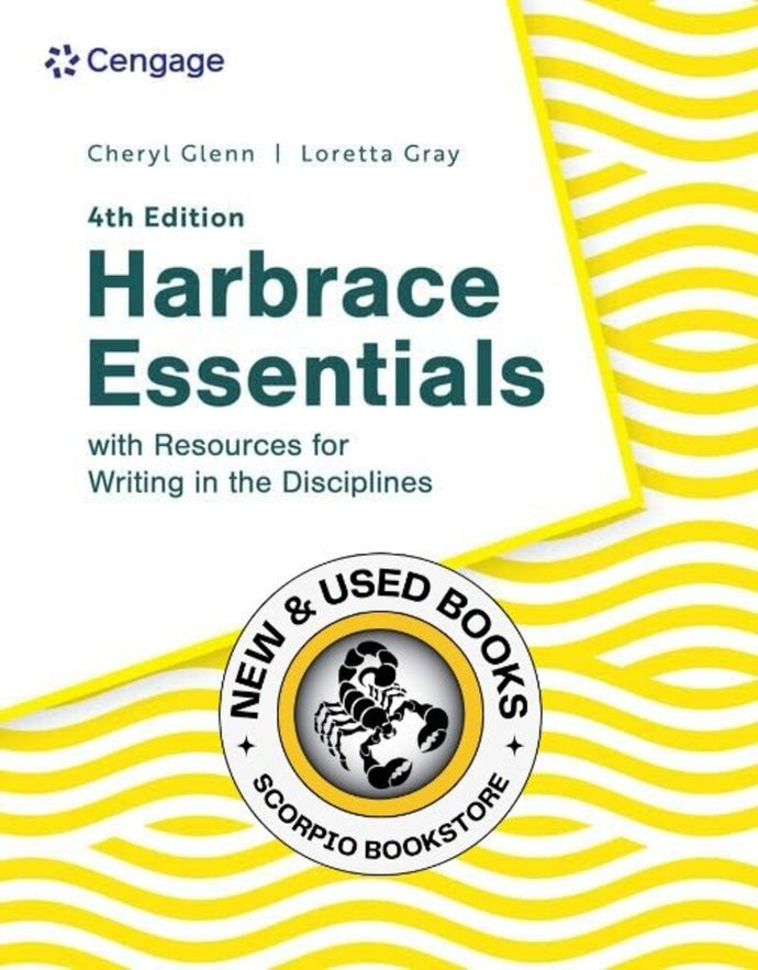 *PRE-ORDER, APPROX 4-6 BUSINESS DAYS* Harbrace Essentials with Resources for Writing in the Disciplines 4th Edition by Cheryl Glenn 9780357945667 [ZZ]