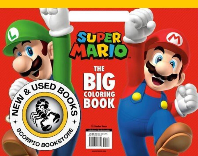 *PRE-ORDER, APPROX 5-7 BUSINESS DAYS* Super Mario: The Big Coloring Book (Nintendo) 9780593307779