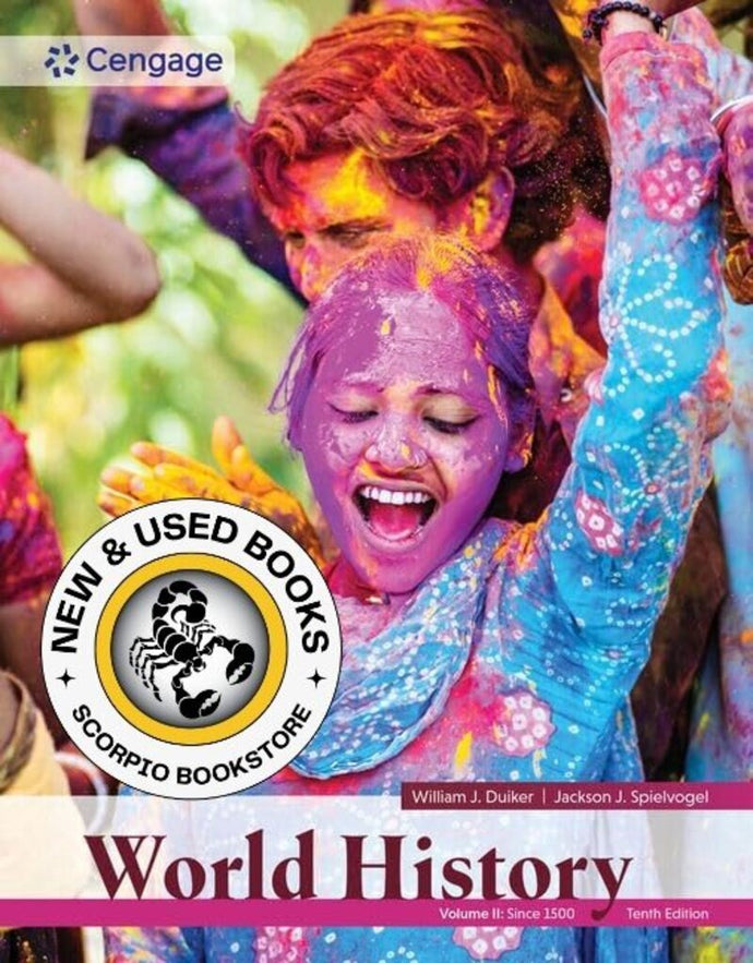 *PRE-ORDER, APPROX 4-6 BUSINESS DAYS* World History 10th Edition by William J. Duiker 9780357986769 [ZZ]