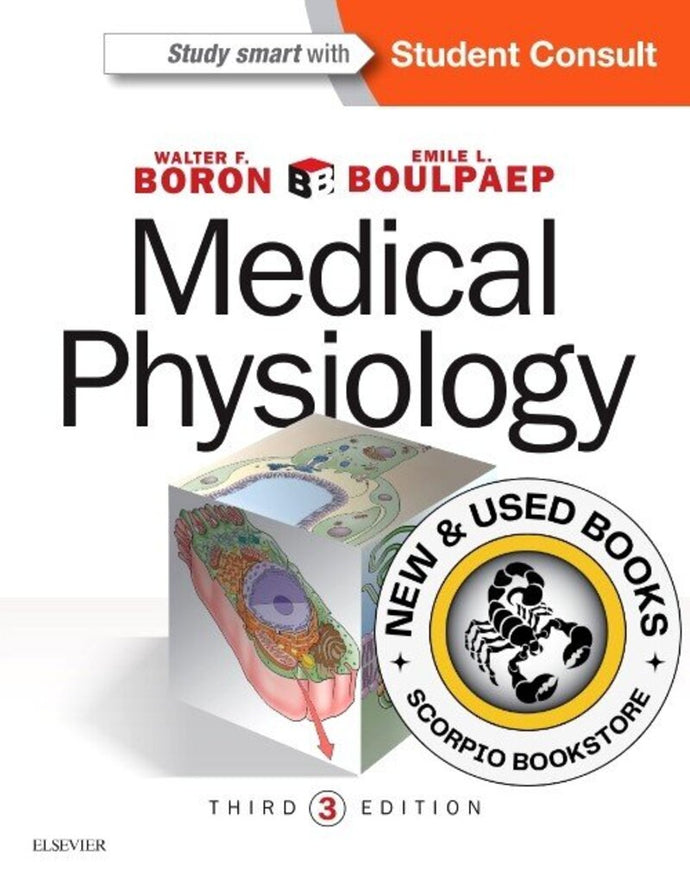 *PRE-ORDER, APPROX 7-10 BUSINESS DAYS* Medical Physiology 3rd Edition by Walter F. Boron 9781455743773 *FINAL SALE* [ZZ]