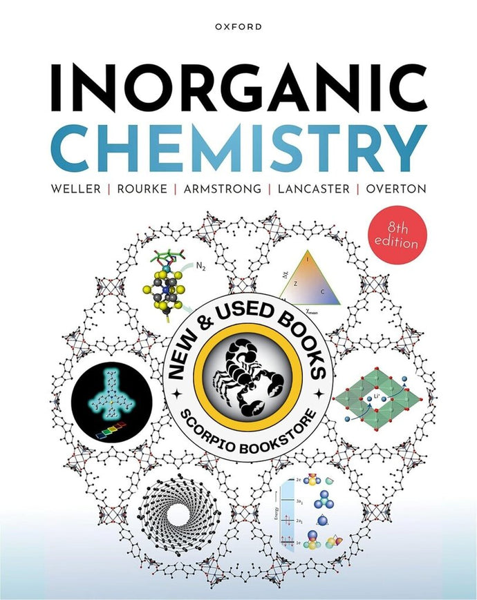 *PRE-ORDER, APPROX 3-5 BUSINESS DAYS* Inorganic Chemistry 8th Edition by Mark Weller 9780198866916 [ZZ]