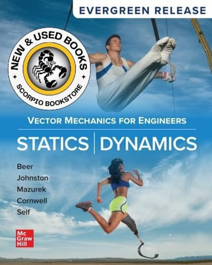 *PRE-ORDER, APPROX 7-10 BUSINESS DAYS* Vector Mechanics for Engineers Statics and Dynamics 2024 Release by Ferdinand P. Beer LOOSELEAF 9781266712685 [ZZ]