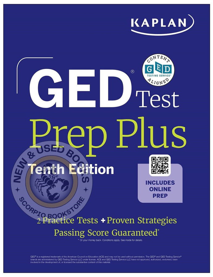 *PRE-ORDER, APPROX 7-10 BUSINESS DAYS* GED Test Prep Plus 10th Edition 2026 by Caren Van Slyke 9781506298764 [ZZ]