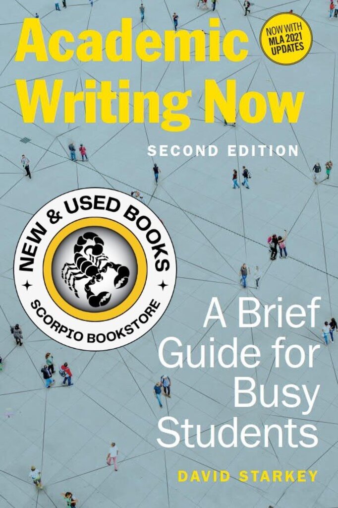 *PRE-ORDER, APPROX 7-10 BUSINESS DAYS* Academic Writing Now 2nd Edition by David Starkey 9781554815098 [ZZ]