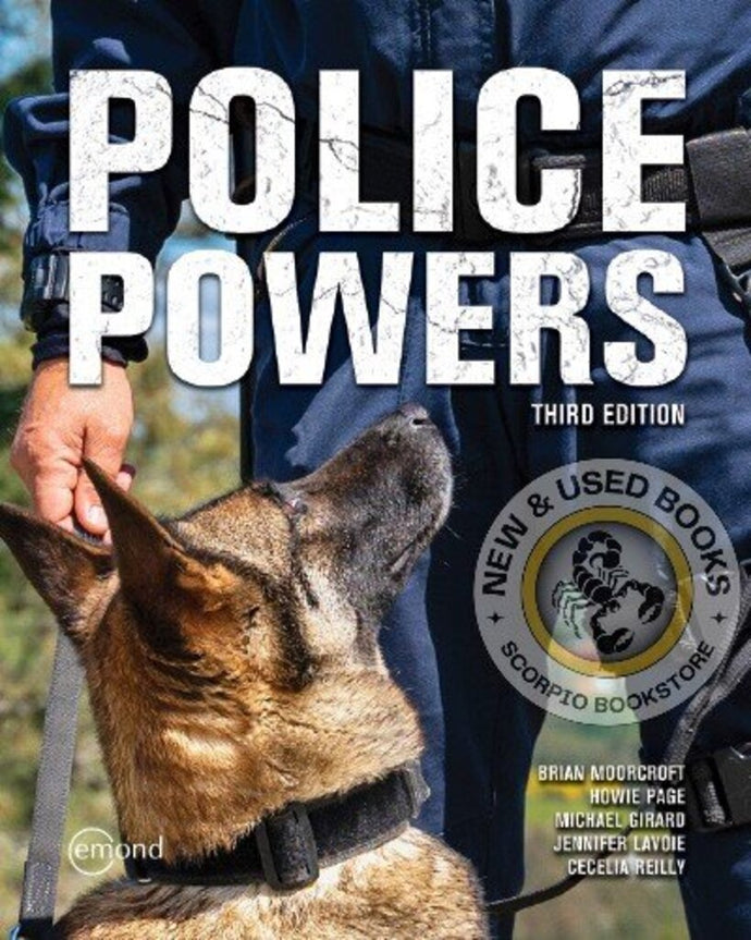 *PRE-ORDER, APPROX 3-5 BUSINESS DAYS* Police Powers 3rd Edition by Brian Moorcroft 9781774627099