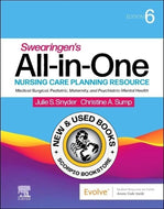 *PRE-ORDER, APPROX 7-10 BUSINESS DAYS* Swearingen's All-In-One Nursing Care Planning Resource 6th Edition by Julie S. Snyder 9780323825368 [ZZ]