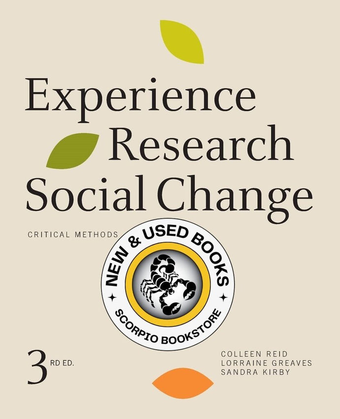*PRE-ORDER, APPROX 4-6 BUSINESS DAYS* Experience Research Social Change 3rd Edition by Colleen Reid 9781442636040 [ZZ]