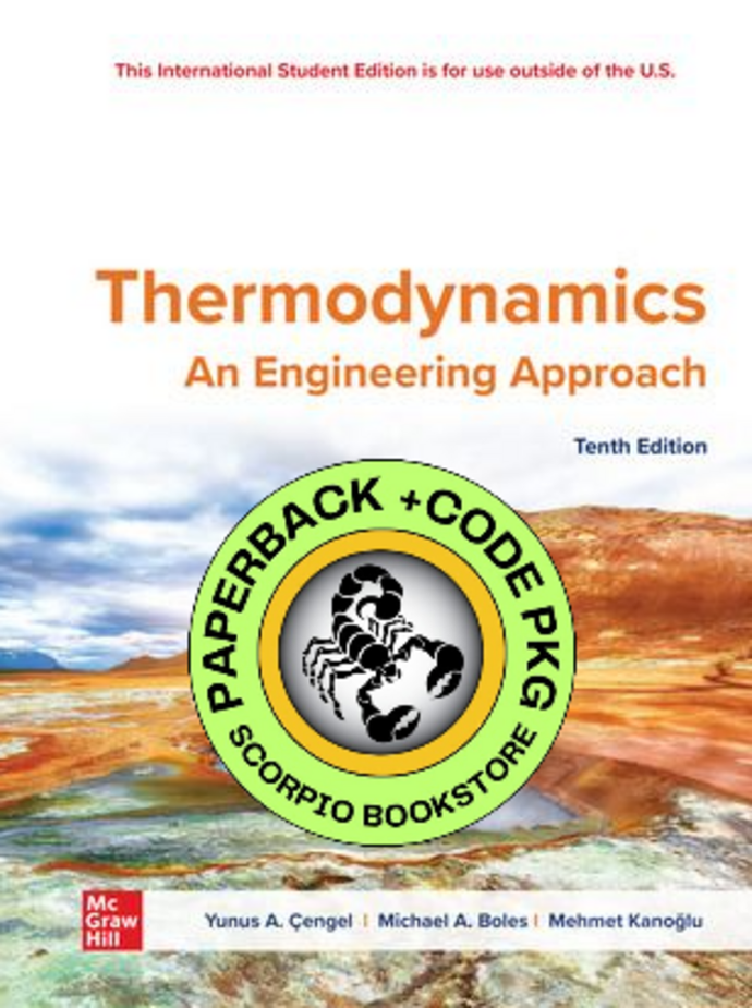 *PRE-ORDER, APPROX 7-10 BUSINESS DAYS* Thermodynamics 10th Edition + Connect by Yunus A. Cengel 9781265376086